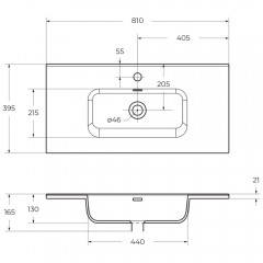 Раковина мебельная BelBagno BB800/390ETL