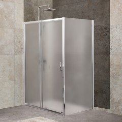 Душевое ограждение BelBagno Unique UNIQUE-AH-1-100/115-100-M-Cr