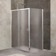 Душевое ограждение BelBagno Unique UNIQUE-AH-1-100/115-80-P-Cr