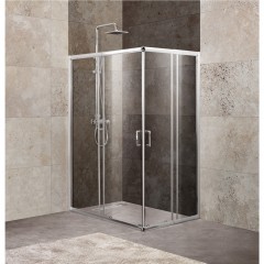 Душевое ограждение BelBagno Unique UNIQUE-AH-2-100/115-75/90-C-Cr