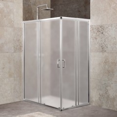 Душевое ограждение BelBagno Unique UNIQUE-AH-2-100/115-75/90-M-Cr