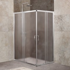 Душевое ограждение BelBagno Unique UNIQUE-AH-2-100/115-75/90-P-Cr