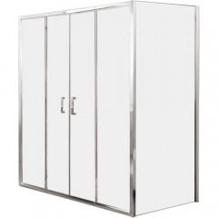 Душевое ограждение BelBagno Unique UNIQUE-AH-21-150/180-100-C-Cr