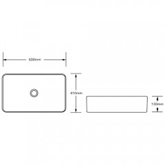 Раковина накладная SantiLine SL-1051LG