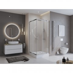 Душевой угол BelBagno Uno UNO-195-A-2-80-C-Cr