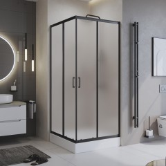 Душевой угол BelBagno Uno UNO-195-A-2-90-P-NERO