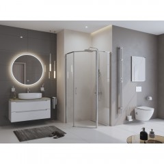 Душевой угол BelBagno Uno UNO-195-P-1-80-C-Cr