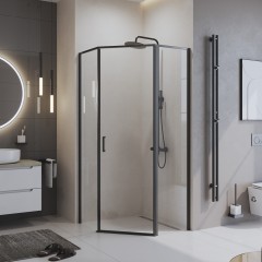 Душевой угол BelBagno Uno UNO-195-P-1-90-C-NERO