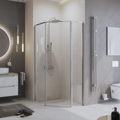 Душевой угол BelBagno Uno UNO-195-PH-1-100/80-C-Cr