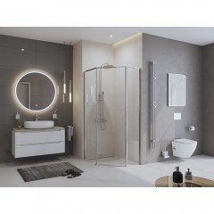 Душевой угол BelBagno Uno UNO-195-PH-1-100/80-C-Cr