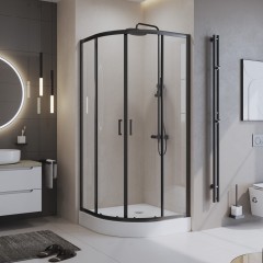 Душевой угол BelBagno Uno UNO-195-R-2-90-C-NERO