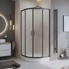 Душевой угол BelBagno Uno UNO-195-R-2-90-P-NERO