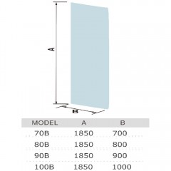 Душевое ограждение WeltWasser WW400 80B