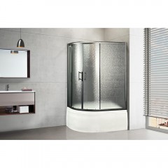 Душевой угол Royal Bath Practic RB8120BK-C-BL-R