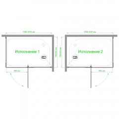 Душевое ограждение Royal Bath RB8120HPVD-T