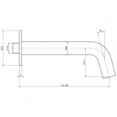 Излив AQUAme AQM8302BN