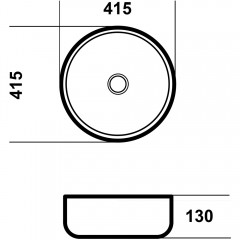 Раковина накладная Grossman Style GR-3032