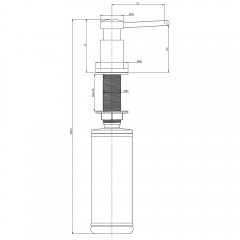 Дозатор для жидкого мыла Paulmark Brevit D005-401