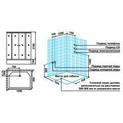 Душевая кабина Attoll A-0850 CWS с баней