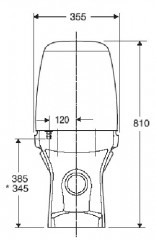 Унитаз Ifo Cera 3832 укороченный