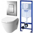 Инсталляция Grohe Rapid SL 38772001 + унитаз VitrA S50 5740B003 Rim-ex с сиденьем