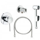 Смеситель с гигиеническим душем встраиваемый Grohe BauClassic 124434