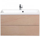 Тумба с раковиной BelBagno Regina 90 rosso basalto