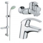 Набор для ванной комнаты 3 в 1 Grohe Eurosmart 117921