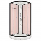 Душевая кабина Domani-Spa Delight 88 розовые стенки/прозрачное стекло DS01D88LPcCl00