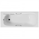 Ванна чугунная Vinsent Veron Concept 140x70 с ножками и ручками