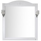 Зеркало ASB-Woodline Салерно 80 белый массив ясеня