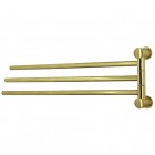 Полотенцедержатель тройной поворотный WasserKRAFT K-1033BRUSHED GOLD