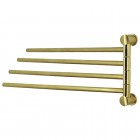 Полотенцедержатель четверной поворотный WasserKRAFT K-1034BRUSHED GOLD