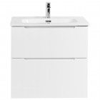 Тумба под раковину BelBagno Etna-H60 70 bianco lucido ETNA-H60-700-2C-SO-BL-P