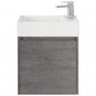 Тумба под раковину BelBagno Kraft Mini 50 cemento grigio KRAFT MINI-500/260-1A-SO-CG-L