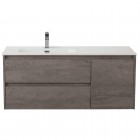 Тумба под раковину BelBagno Kraft 120 cemento grigio KRAFT-1200-2C-1A-SO-CG-L