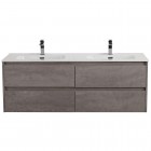 Тумба под раковину BelBagno Kraft 140 cemento grigio KRAFT-1400-4C-SO-2-CG