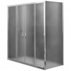 Душевое ограждение BelBagno Unique UNIQUE-AH-21-150/180-80-P-Cr