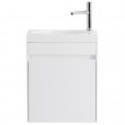 Тумба под раковину BelBagno Pietra Mini 46 L bianco lucido PIETRA MINI-460-1A-SO-BL-L