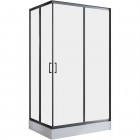 Душевой угол BelBagno Uno UNO-195-AH-2-120/100-C-NERO